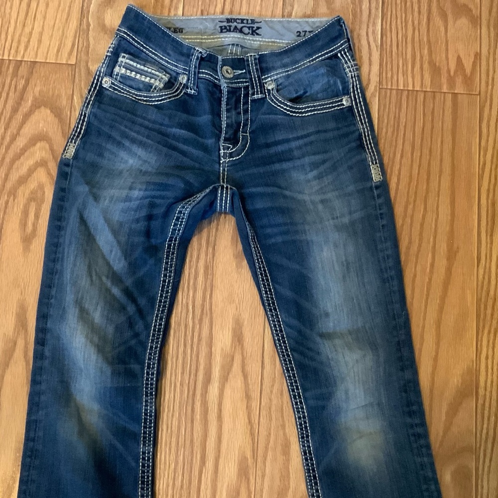 Buckle Black Jeans